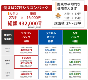 mk塗装工房 外壁塗装価格表